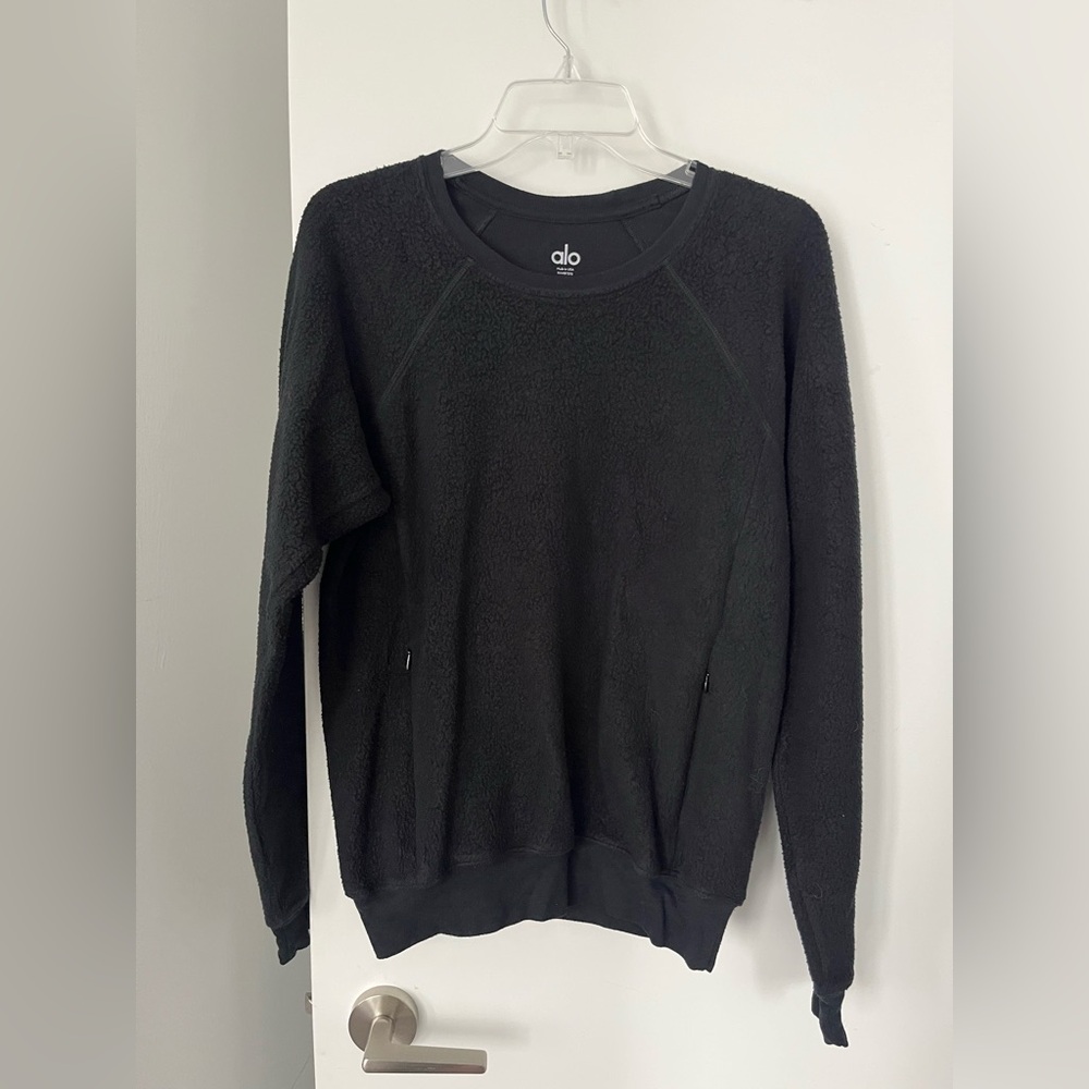 ALO Yoga Black Sweater (Size: Men’s small)